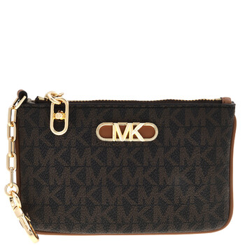 折りたたみ財布 [Michael Kors] Parker Logo Small Wallet - 34F2G7PD8L 001 公式アウトレット】ミニ財布・折りたたみ財布 (二つ折り・三
