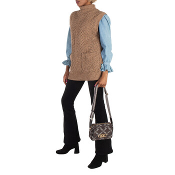 Parker Zipped Medium Empire Logo Crossbody Bag