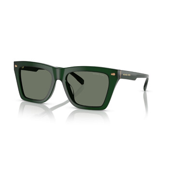 Pebble Beach Green Square Men's Sunglasses MK2225U 40083H 56 Pebble Beach Green Square Men's Sunglasses MK2225U 40083H 56