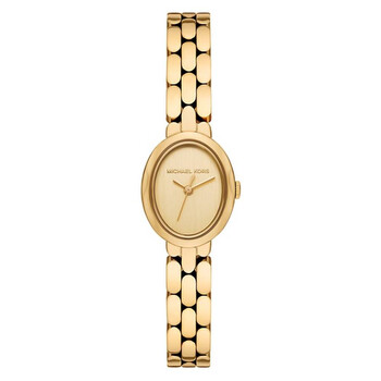 Michael Kors Petite Georgie Quartz Gold Dial Ladies Watch  display picture 3