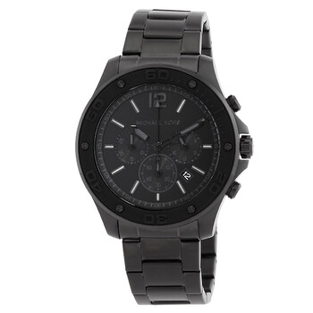 Michael Kors Runway Chronograph Quartz Black Dial Ladies Watch  