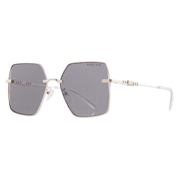 Sanya Gray Solid Square Ladies Sunglasses MK1157D 10143F 58