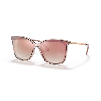 Zermatt Rose Gold Gradient Mirror Square Ladies Sunglasses MK2079U 31756F 61