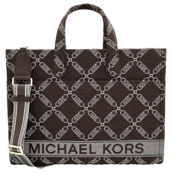 Michael Michael Kors Gigi Large Empire Logo Jacquard Tote Bag