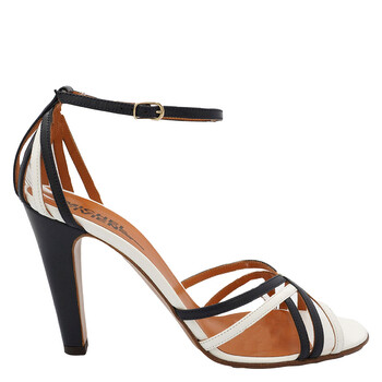 Ladies Navy Blue Phocea High Heel Sandals