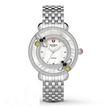 Cloette Mother of Pearl Dial Stainless Steel Diamond Ladies Watch MWW20C000001