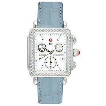 Deco Diamond Light Blue Alligator Ladies Watch MWW06A000054