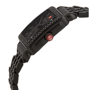 Deco Mid Quartz Black Dial Ladies Watch MWW06V000127