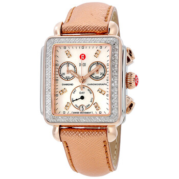Deco Signature Chronograph Diamond Ladies Watch MWW06P000233