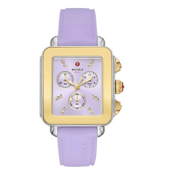 Deco Sport Chronograph Automatic Purple Dial Ladies Watch MWW06K000061