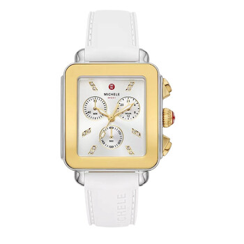 Deco Sport Chronograph Quartz Diamond Silver Dial Ladies Watch MWW06K000060