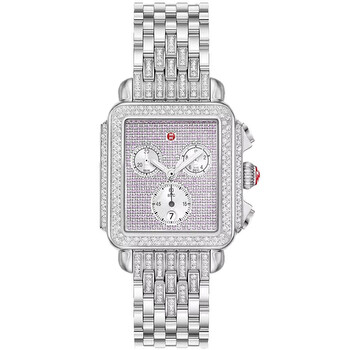 Limited Edition Deco Diamond Pink Dial Ladies Watch MWW06A000803