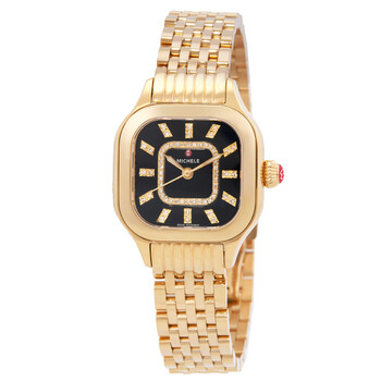 Meggie Quartz Diamond Black Dial Ladies Watch MWW33B000016 Meggie Quartz Diamond Black Dial Ladies Watch MWW33B000016