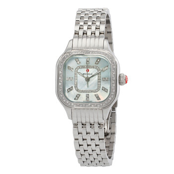 MICHELE MEGGIE Diamond Mother of Pearl Dial Ladies Watch MWW33B000001