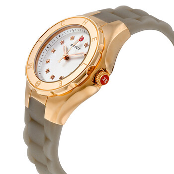 Tahitian Jelly Bean Silver Dial Grey Silicone Men's Watch MWW12P000010