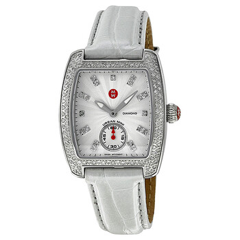 Urban Mini Silver Dial White Leather Ladies Watch MWW02A000562 Urban Mini Silver Dial White Leather Ladies Watch MWW02A000562