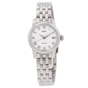 Baroncelli Automatic White Dial Ladies Watch M0390071101300