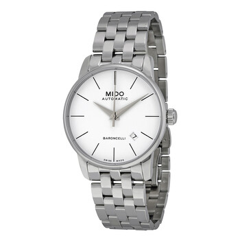 Baroncelli Automatic White Dial Stainless Steel Men's Watch M86004761 Baroncelli Automatic White Dial Stainless Steel Men's Watch M86004761