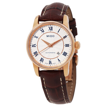 Mido Baroncelli II Automatic White Dial Ladies Watch M7600
