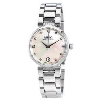Mido Baroncelli Automatic Mother of Pearl Dial Ladies Watch  