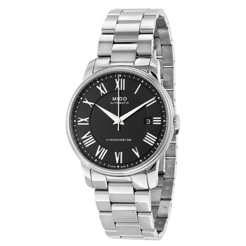 Baroncelli III Automatic Black Dial Stainless Steel Men's Watch M0104081105309