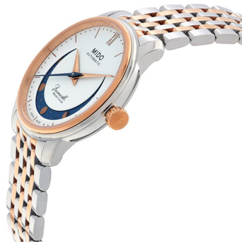 Baroncelli Smiling Moon Automatic White Dial Ladies Watch M0272072201001