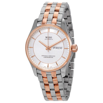 Mido Commander II Automatic Chronometer Silver Dial Men