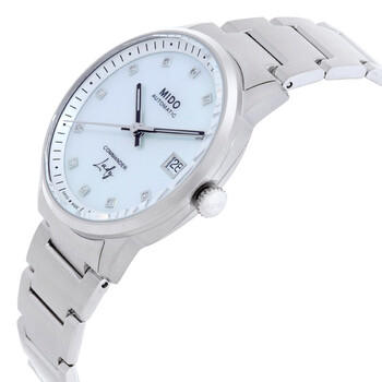 Commander Automatic Diamond White Mother of Pearl Dial Ladies Watch M0212071110600