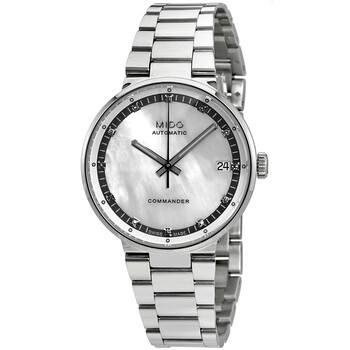 Commander II Automatic Mother of Pearl Ladies Watch M014.207.11.116.00