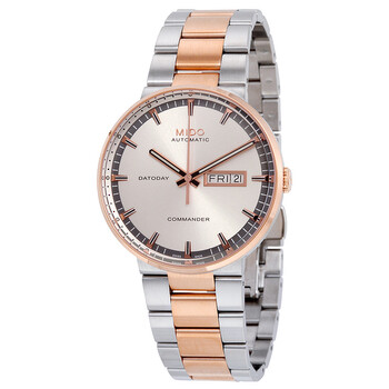 Commander II Daytoday Automatic Silver Dial Two-tone Men's Watch M0144302203100