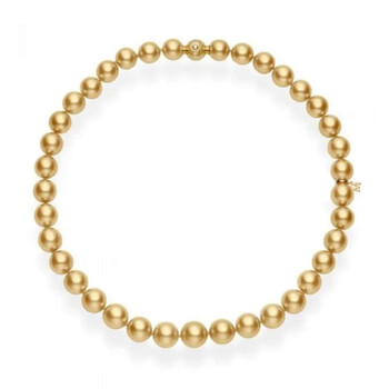18" Golden South Sea Pearl Strand Necklace 13.1 x 11mm A+ Grade - 18K Yellow Gold Clasp 18" Golden South Sea Pearl Strand Necklace 13.1 x 11mm A+ Grade - 18K Yellow Gold Clasp
