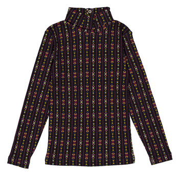 トップス misha and puff Licorice Bohemia 3y Misha And Puff Kids Licorice Bohemia Pattern Turtleneck Top, Size