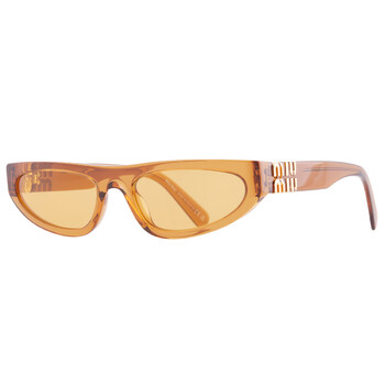 Amber Cat Eye Ladies Sunglasses MU 07ZS 15T0B7 56