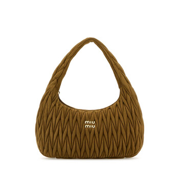 Biscuit Suede Shoulder Bag