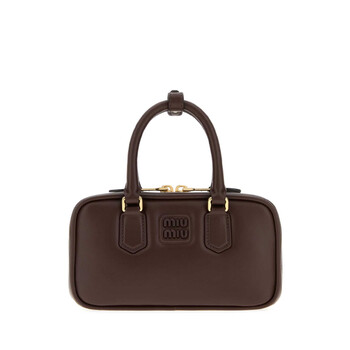 Brown Nappa Leather Handbag