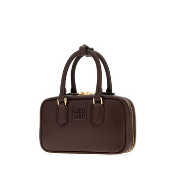 Brown Nappa Leather Handbag