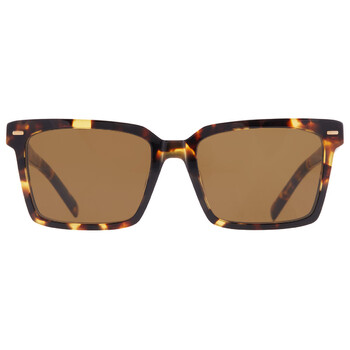 Brown Square Ladies Sunglasses MU 13ZS VAU01T 55