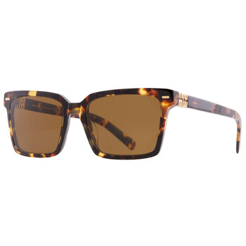 Brown Square Ladies Sunglasses MU 13ZS VAU01T 55