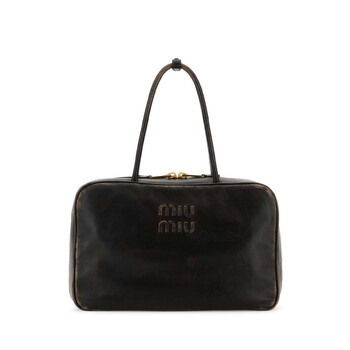 Dark Brown Leather Handbag