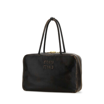Dark Brown Leather Handbag