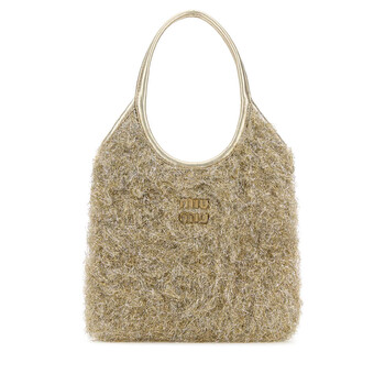 Embellished Fabric Handbag