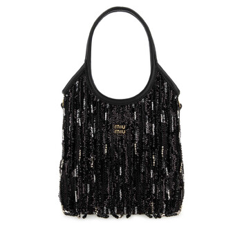 Embellished Fabric Handbag