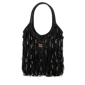 Embellished Fabric Handbag