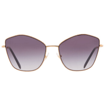 Grey Gradient Irregular Ladies Sunglasses MU 60VS 7OE5D1 60