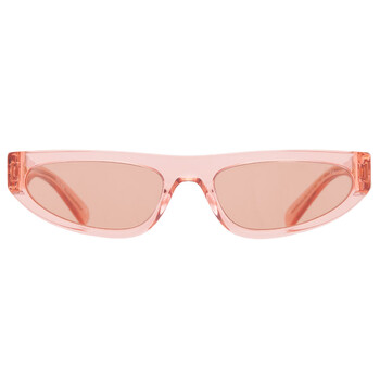 Orange Cat Eye Ladies Sunglasses MU 07ZS 14T07V 56 Orange Cat Eye Ladies Sunglasses MU 07ZS 14T07V 56