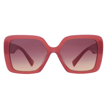 Orange Gradient Violet Square Ladies Sunglasses MU 10YS 10M07P 56