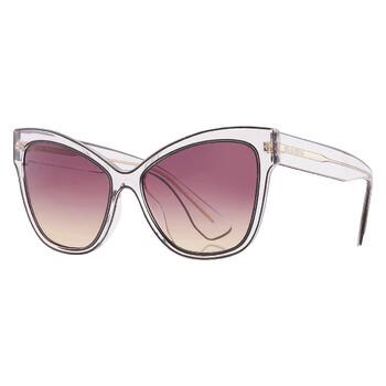 Violet Gradient Butterfly Ladies Sunglasses MU 08VS 03I09B 56