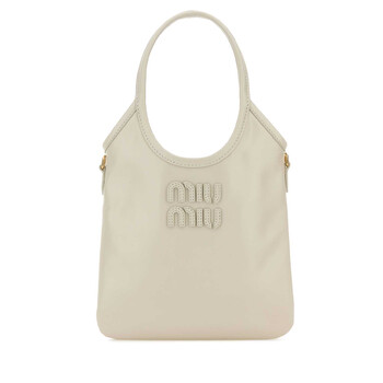 White Leather Ivy Handbag