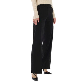 MM6 Ladies Black Wide-Leg Tailored Trousers