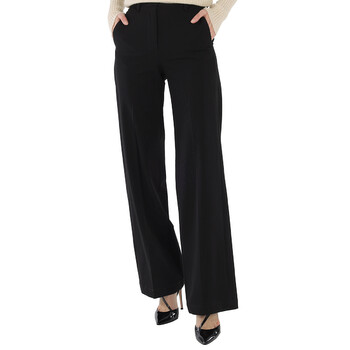MM6 Ladies Black Wide-Leg Tailored Trousers